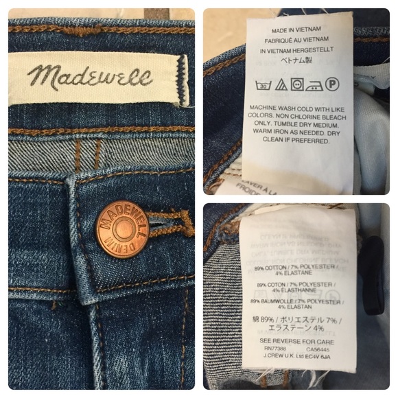 Madewell 8” Skinny Jeans in Ames Wash - Picture 7 of 8